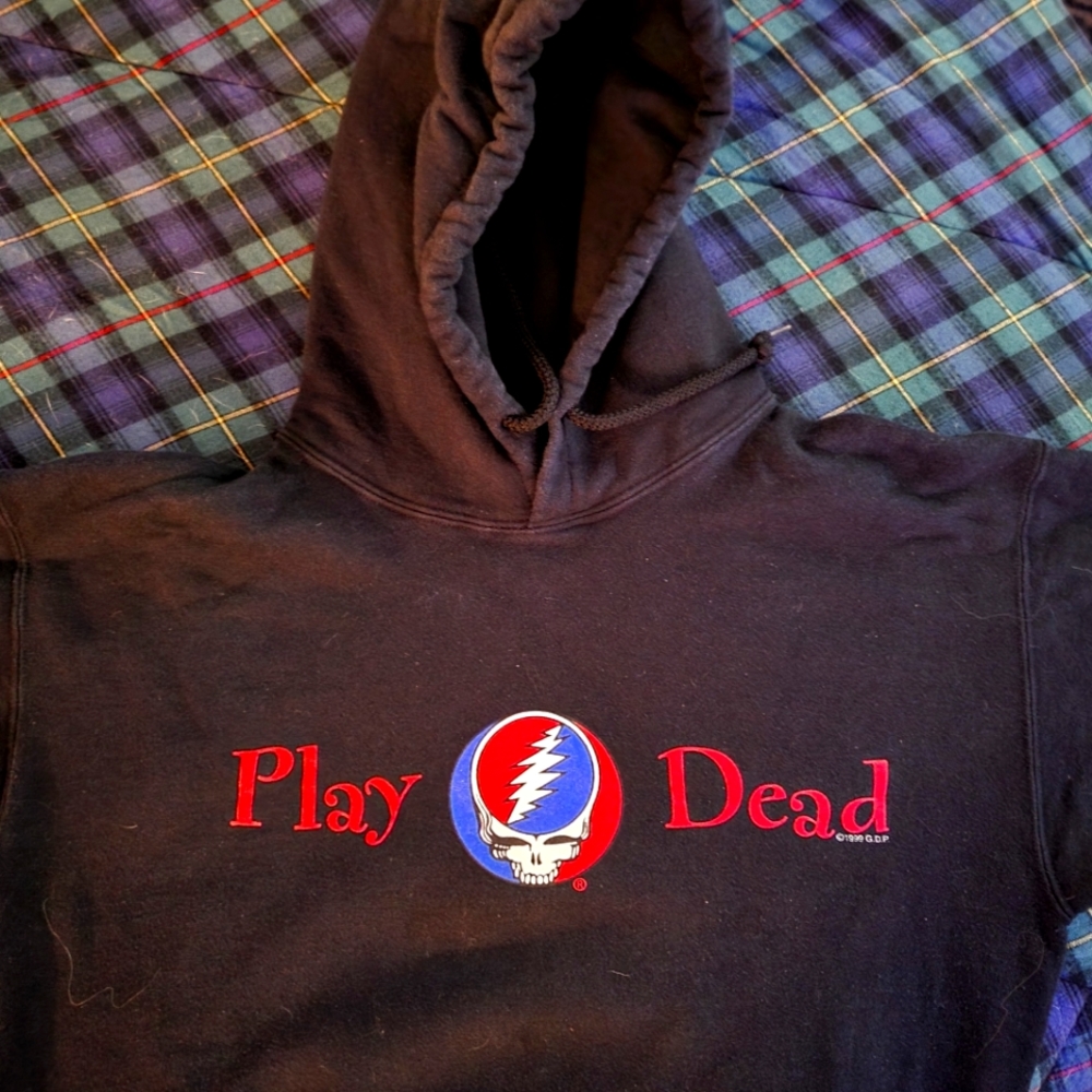 Play Dead hoodie- gently used,  Medium